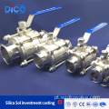 Cramp de tratamento de água End 3pc Investment Ball Valve